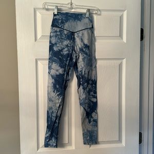 Balance Athletica Cloud Pant. Blue tie dye. Small